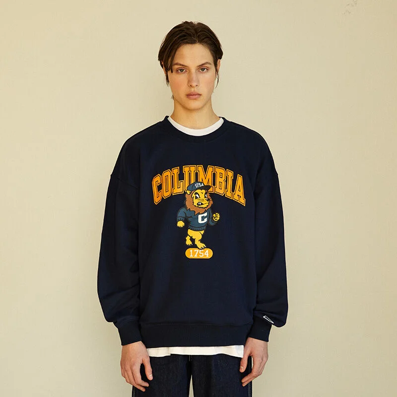 80S ROAR-EE RETRO SWEATSHIRTS 海軍藍