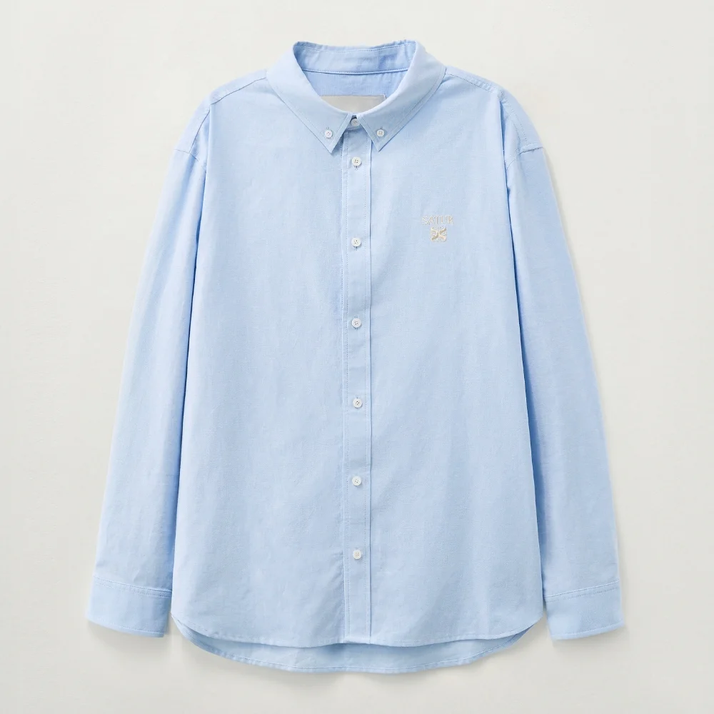 Lauren 牛津布 襯衫 天藍色 藍色
