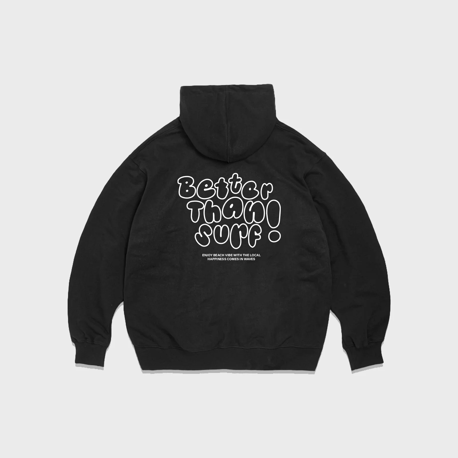 SURF LOGO FLEECE SWEAT SHIRT - BLACK 衝浪 標誌 搖粒絨 衛衣 襯衫 黑色