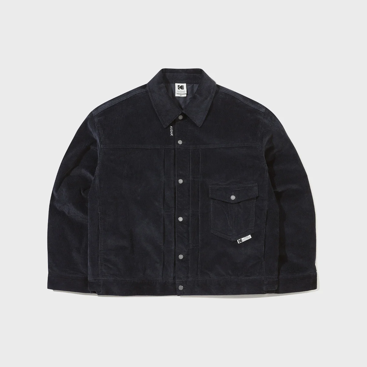 RGB 燈芯絨 Trucker 羽絨外套 外套 NAVY