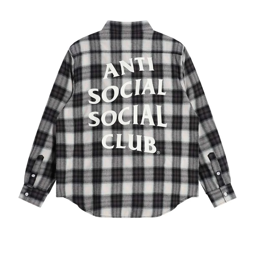 ANTI SOCIAL SOCIAL CLUB CHECK SHIRT BLACK