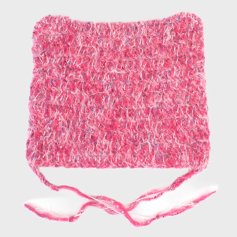 Cat Bokasi Pink String Beanie 貓耳冷帽