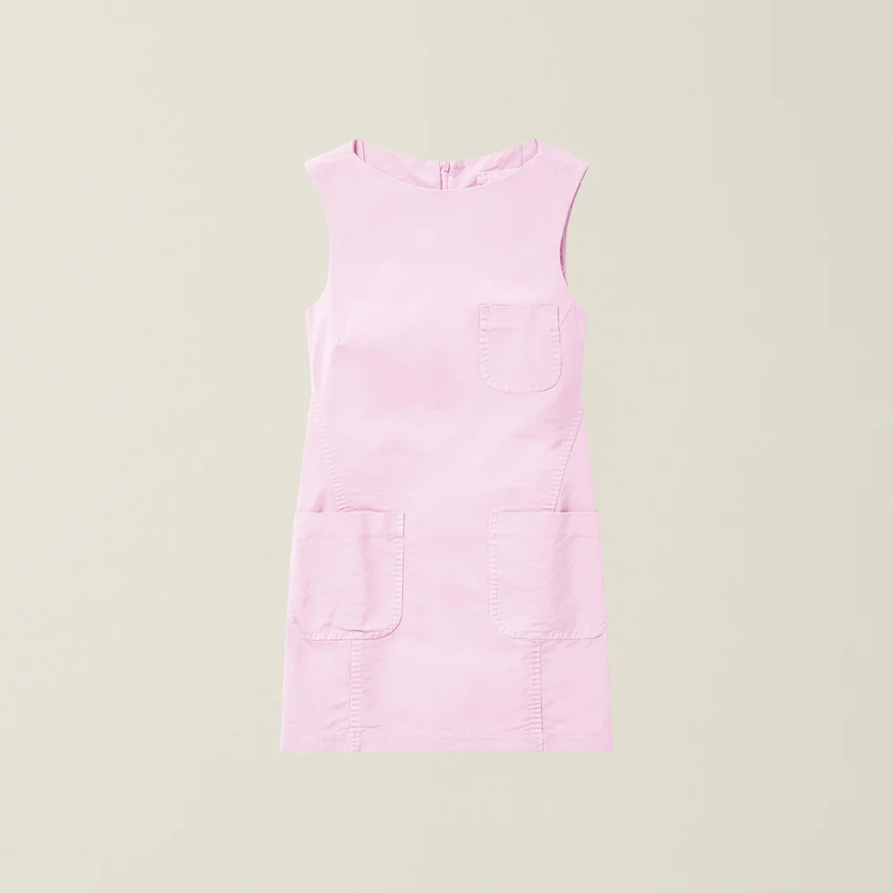 PICK STITCH ONEPIECE SHELL PINK