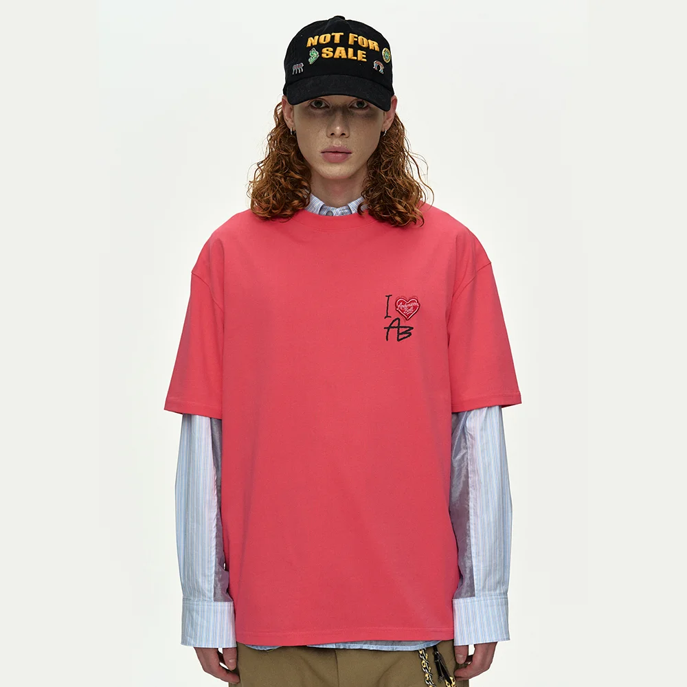 (ESSENTIAL) UNISEX ARCHIVE T-SHIRT atb1422u(PINK)