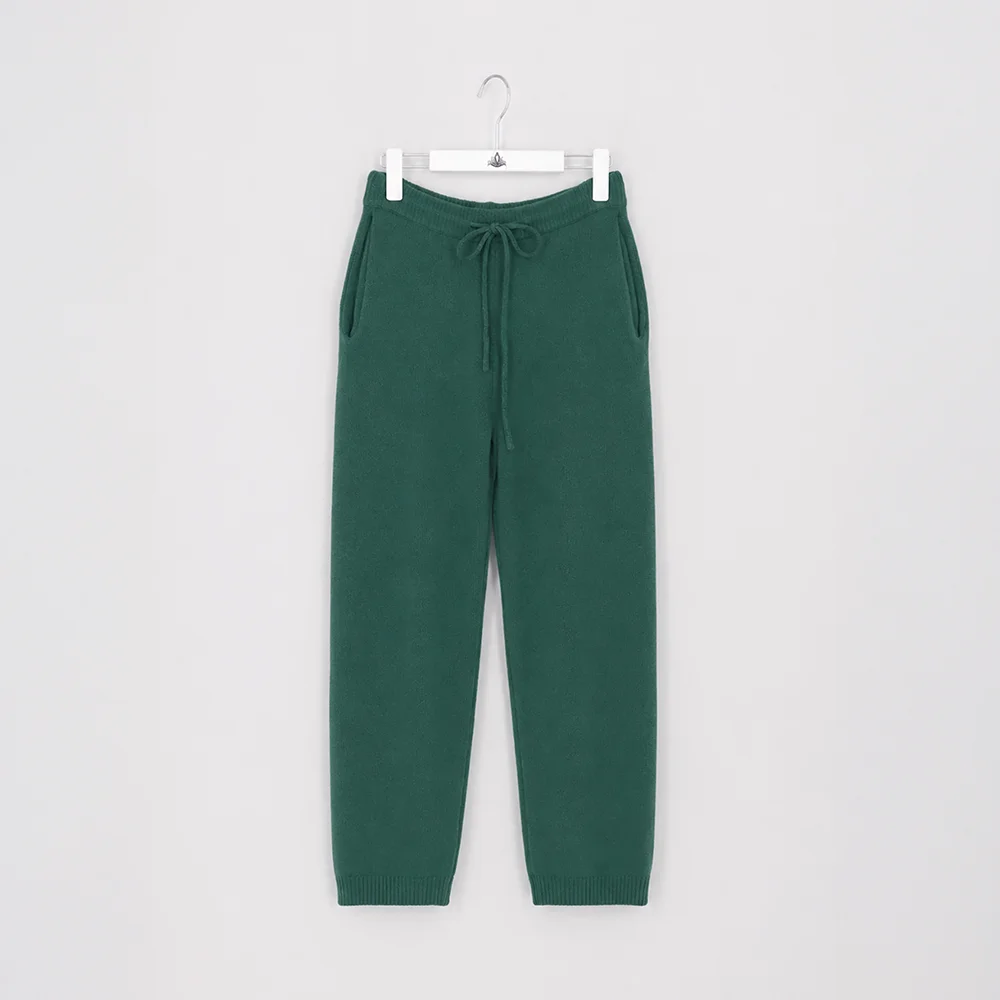 Wool Knit Pants (Green)