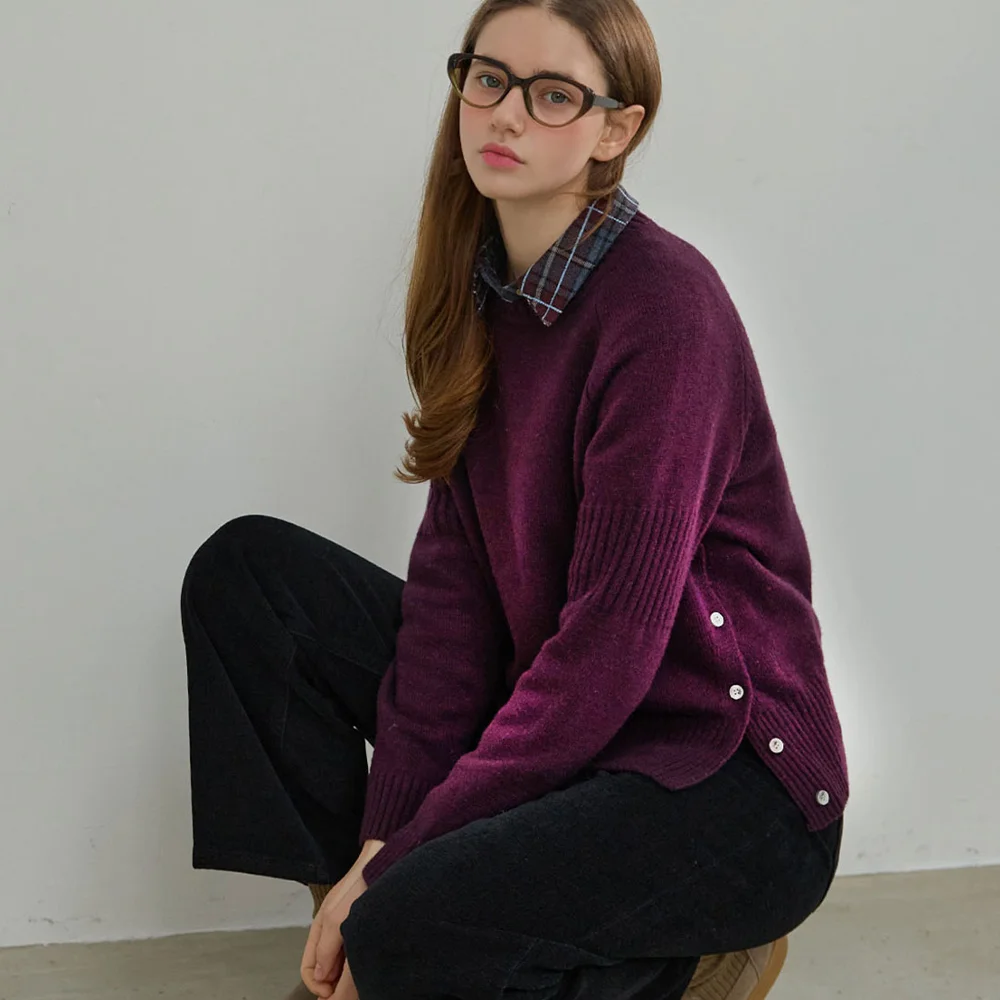 Cozy lambswool knit_4 Colors
