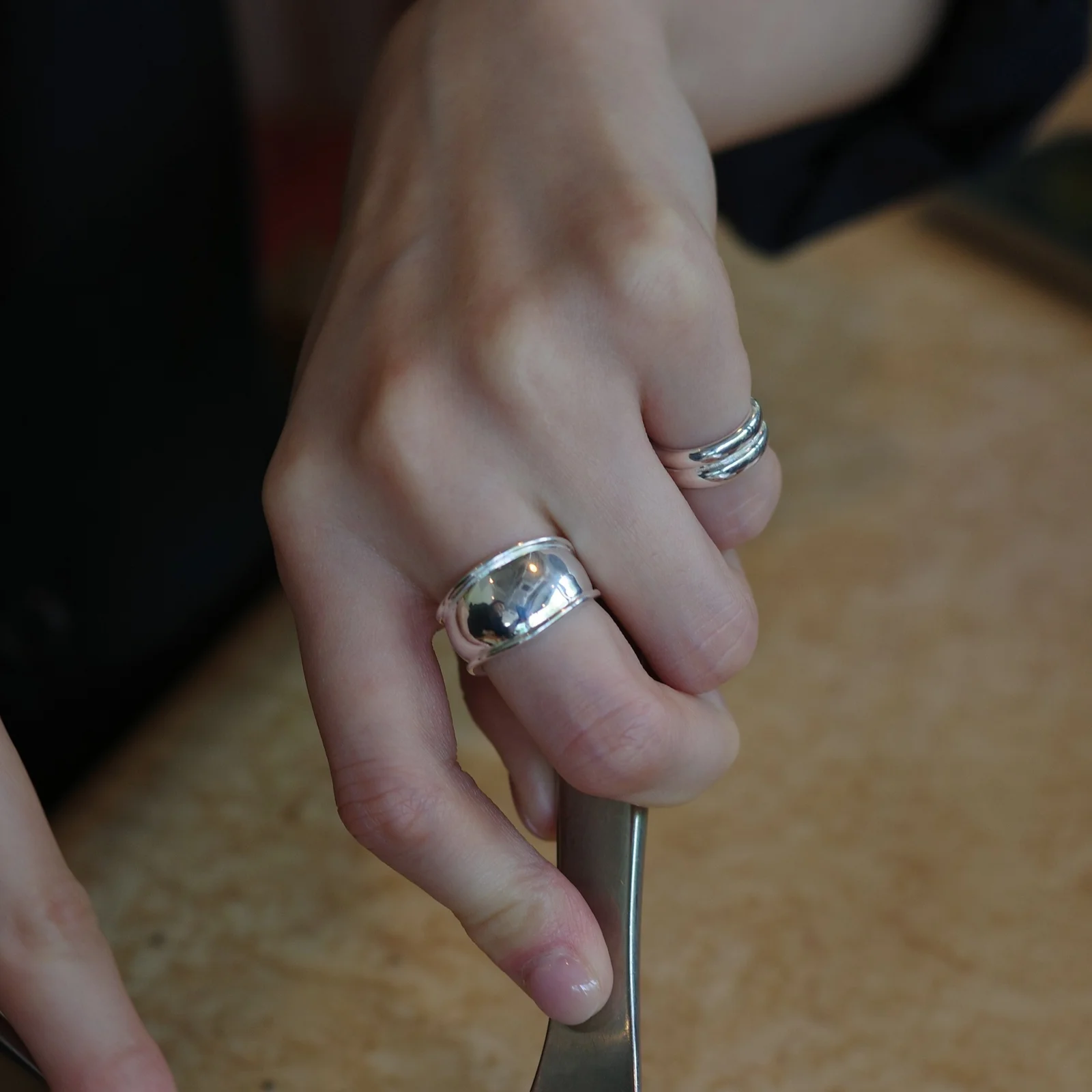 Wave Form Ring