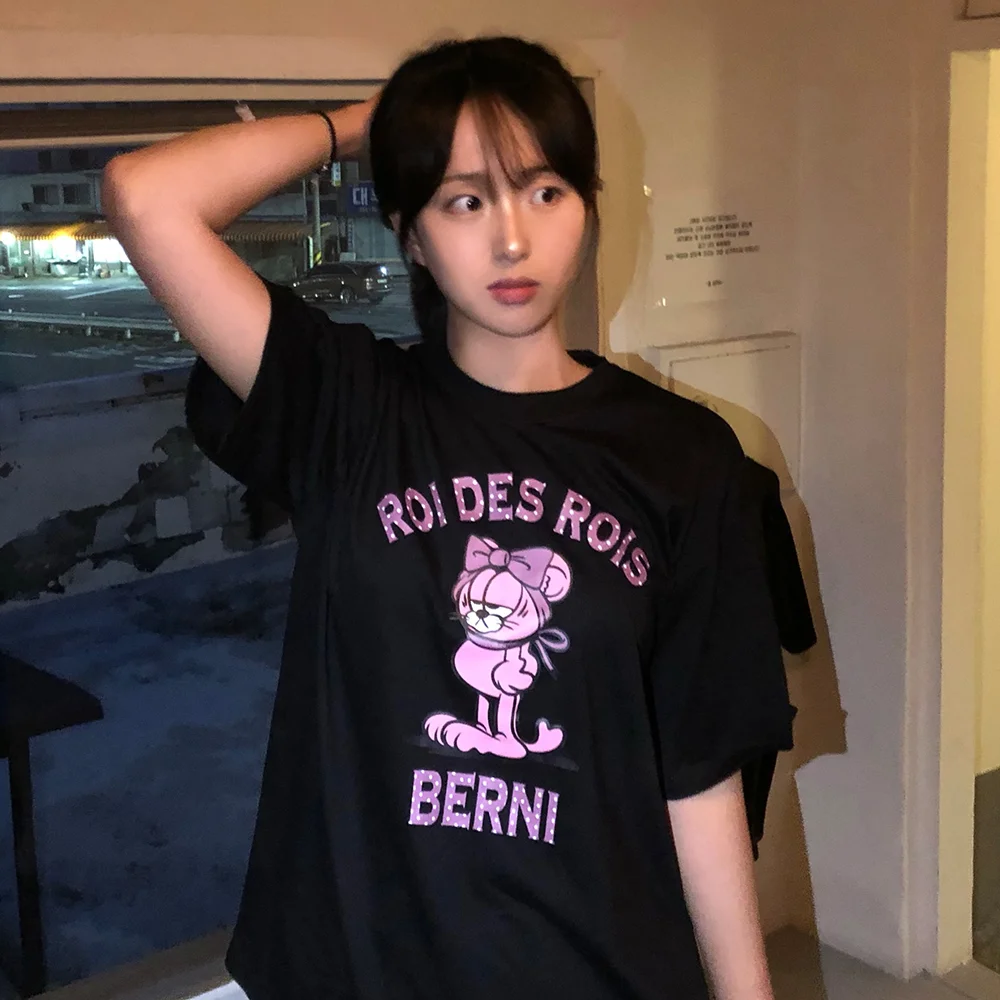 ROIDESROIS X BERNI ROA WITH BERNI 標誌 短袖T恤 (黑色)