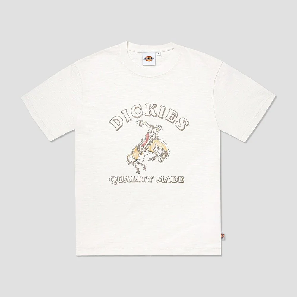 牛仔競技 竹節紗 T恤 White