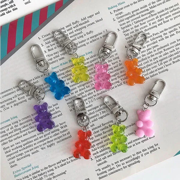 Jelly Bear Key Chain 軟糖熊掛飾
