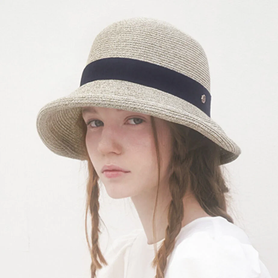 Étoile Straw Hat - Ice Grey