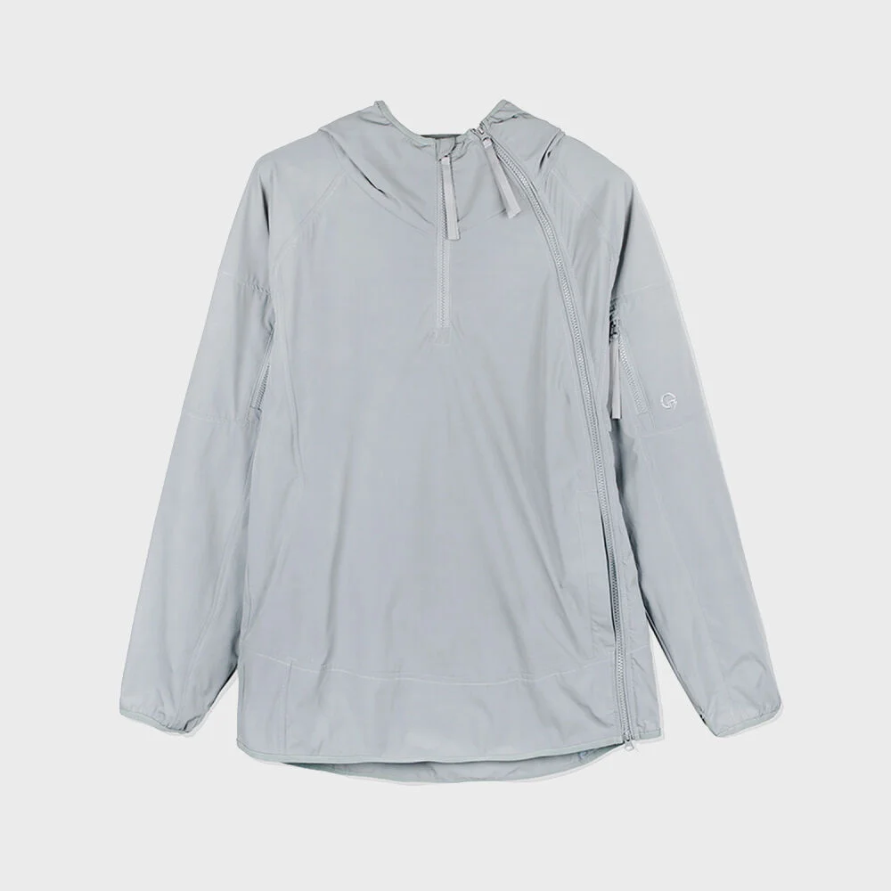 煙燻色 尼龍 越野 外套 (GRAY)