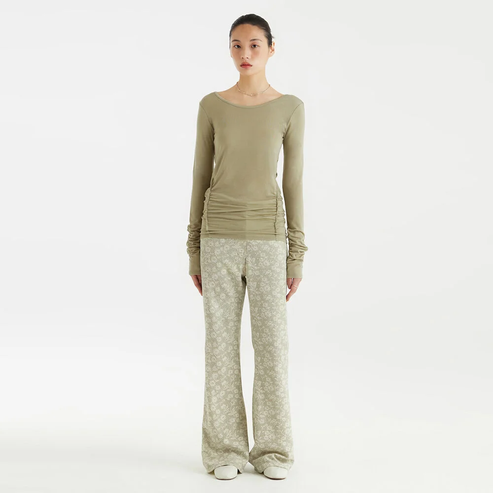 Ballerina Long Jersey Top - Light Green