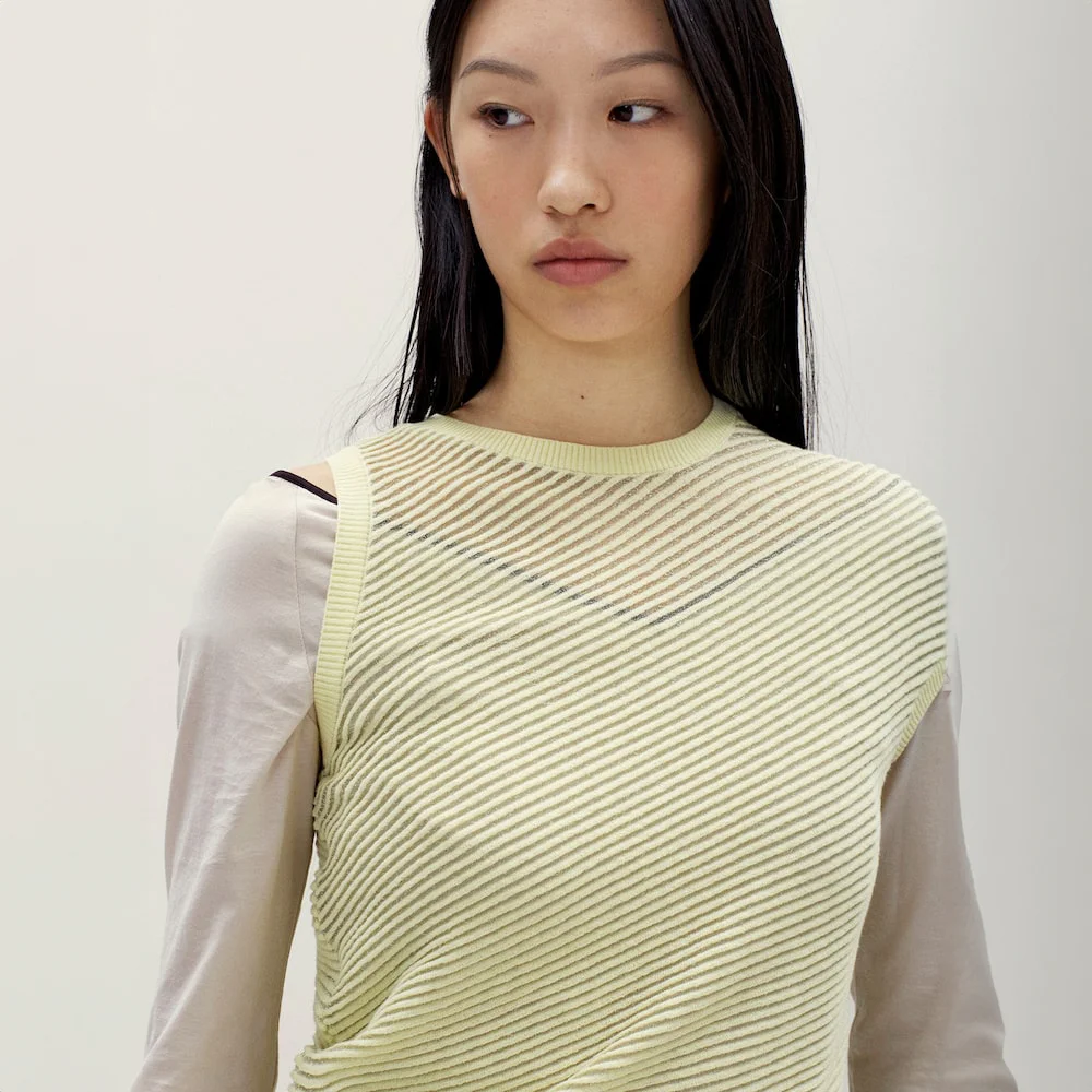 Unbalanced Twill Knit Lemon (AG575UA01F)
