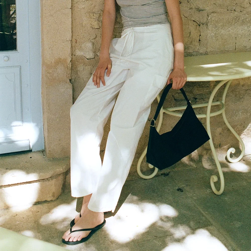 PARACHUTE NYLON PANTS (WHITE)