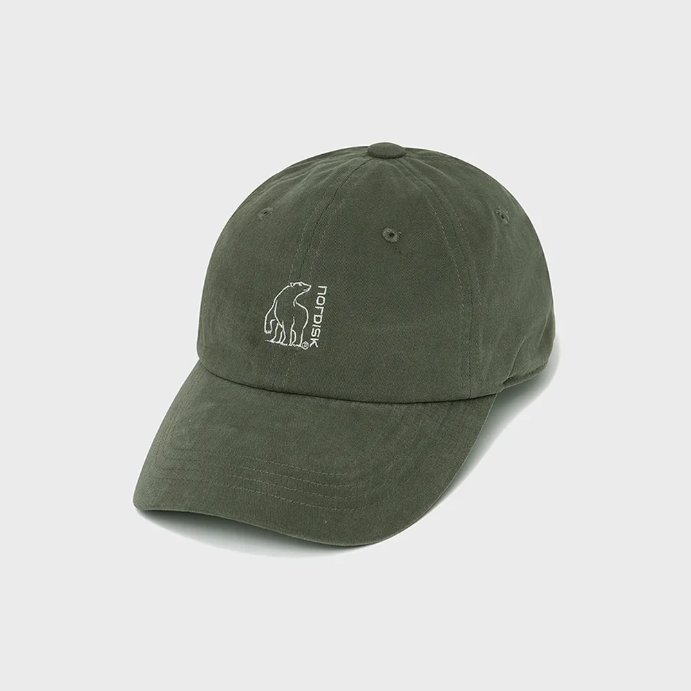 北極熊 標誌 純棉 棒球帽_EARTH KHAKI_OUF26C01KX