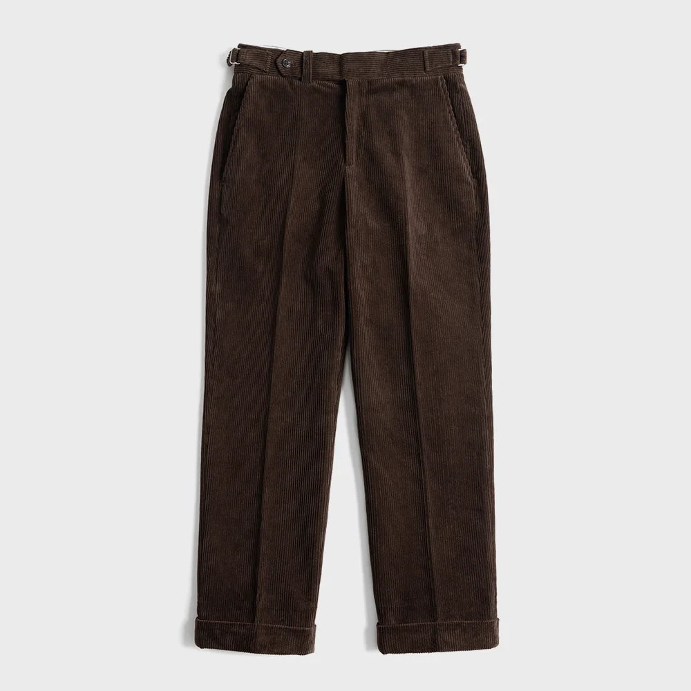 12 CORDUROY TROUSERS (dark brown)