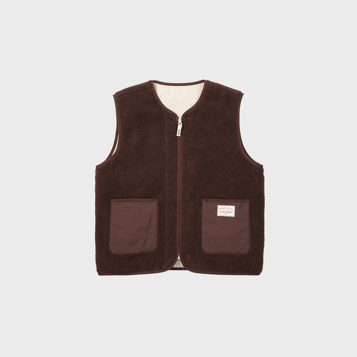 Brownie 雙面穿 搖粒絨 BROWN
