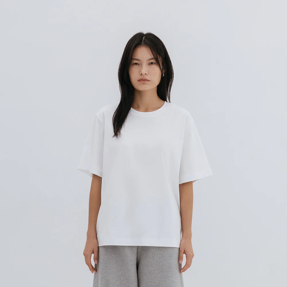 Essential Oversized Top(White)