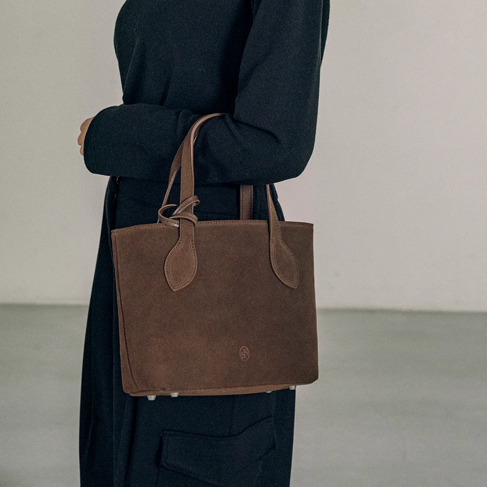 SIAC3062 Suede Rose Bag_Brown