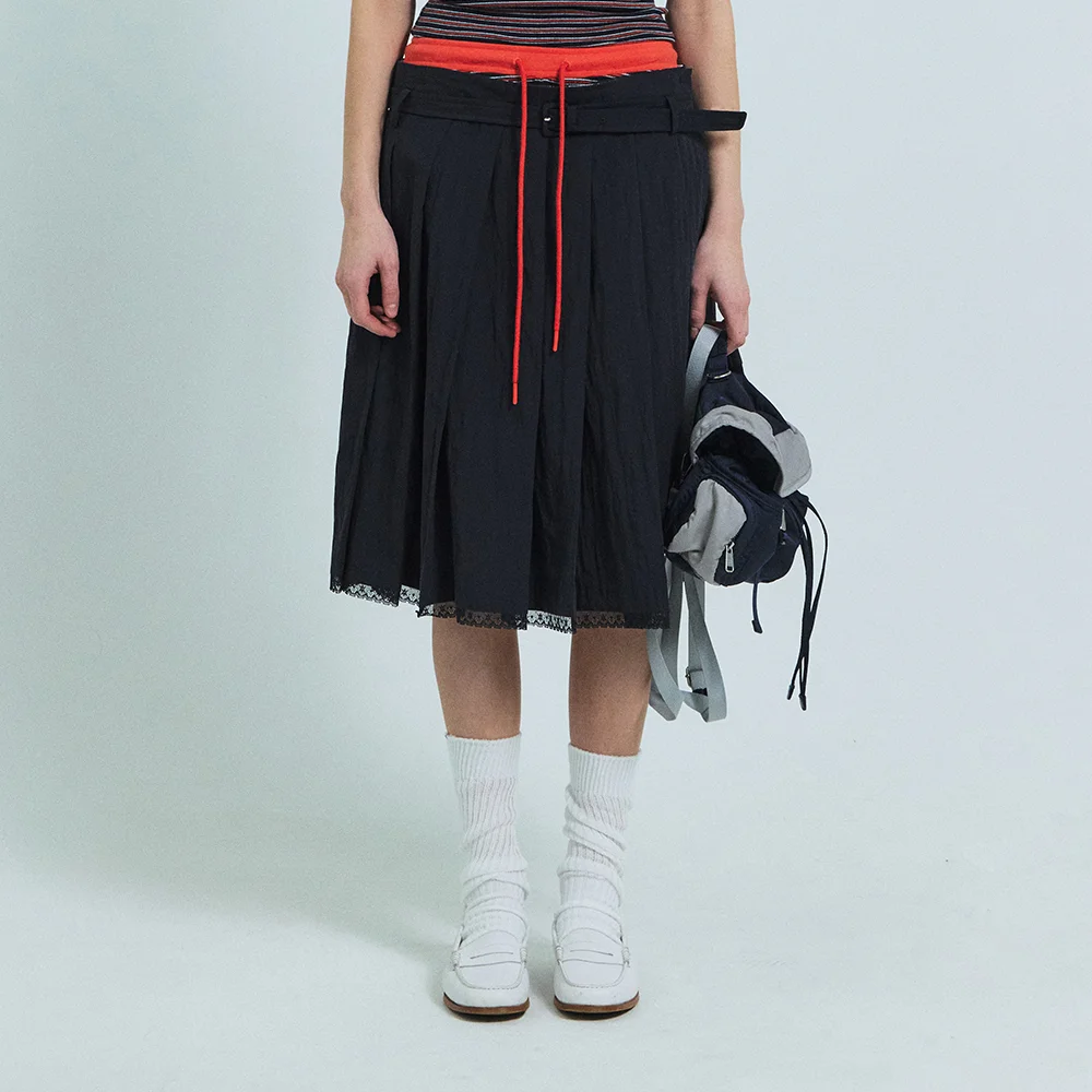 DALIN STRIPE SHORTS (NAVY)