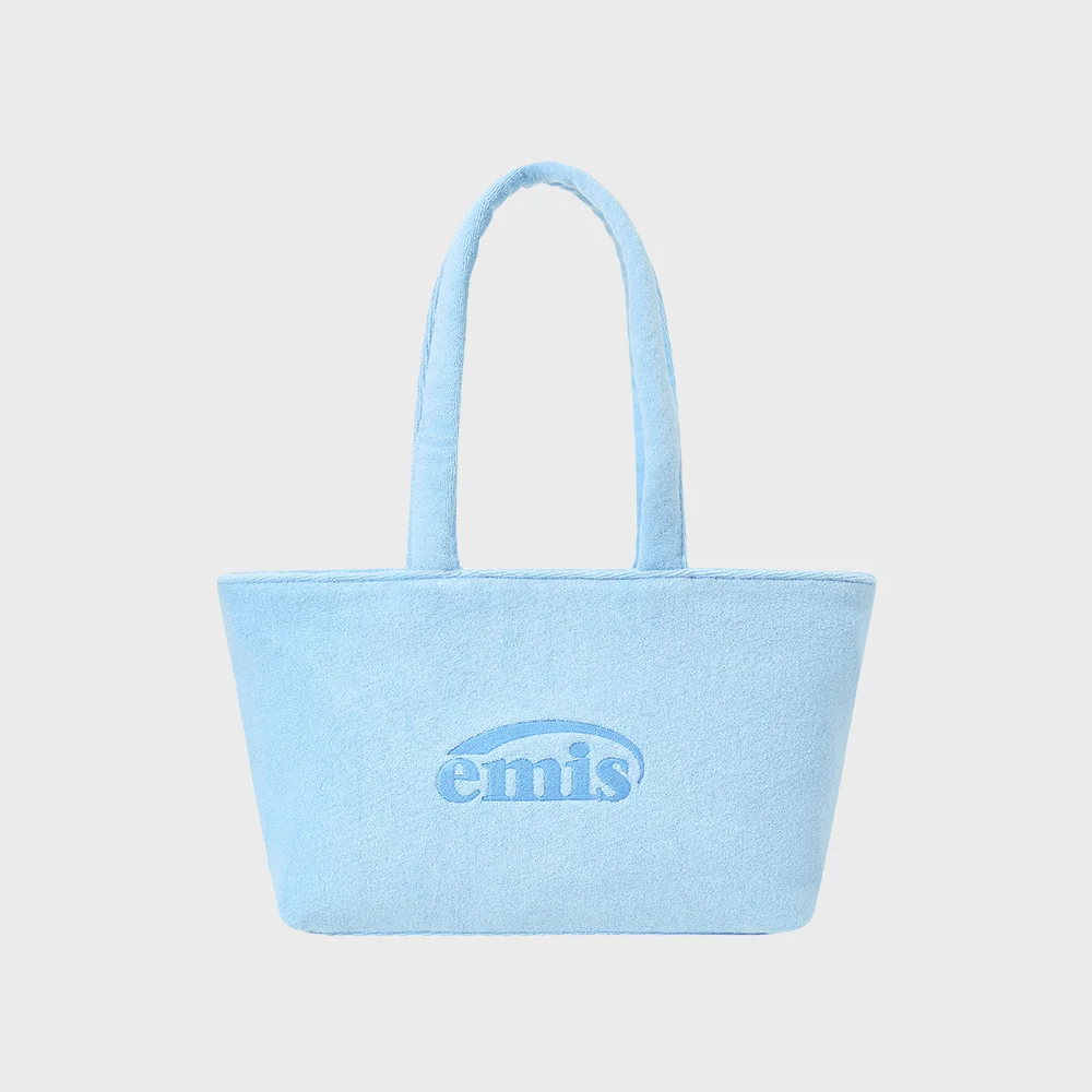 TERRY SQUARE SHOULDER BAG-SKY BLUE