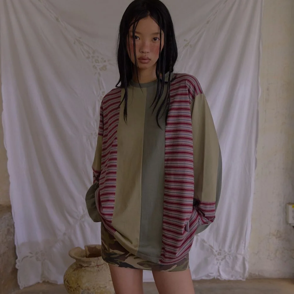 Re Work Overfit T-shirt / Khaki
