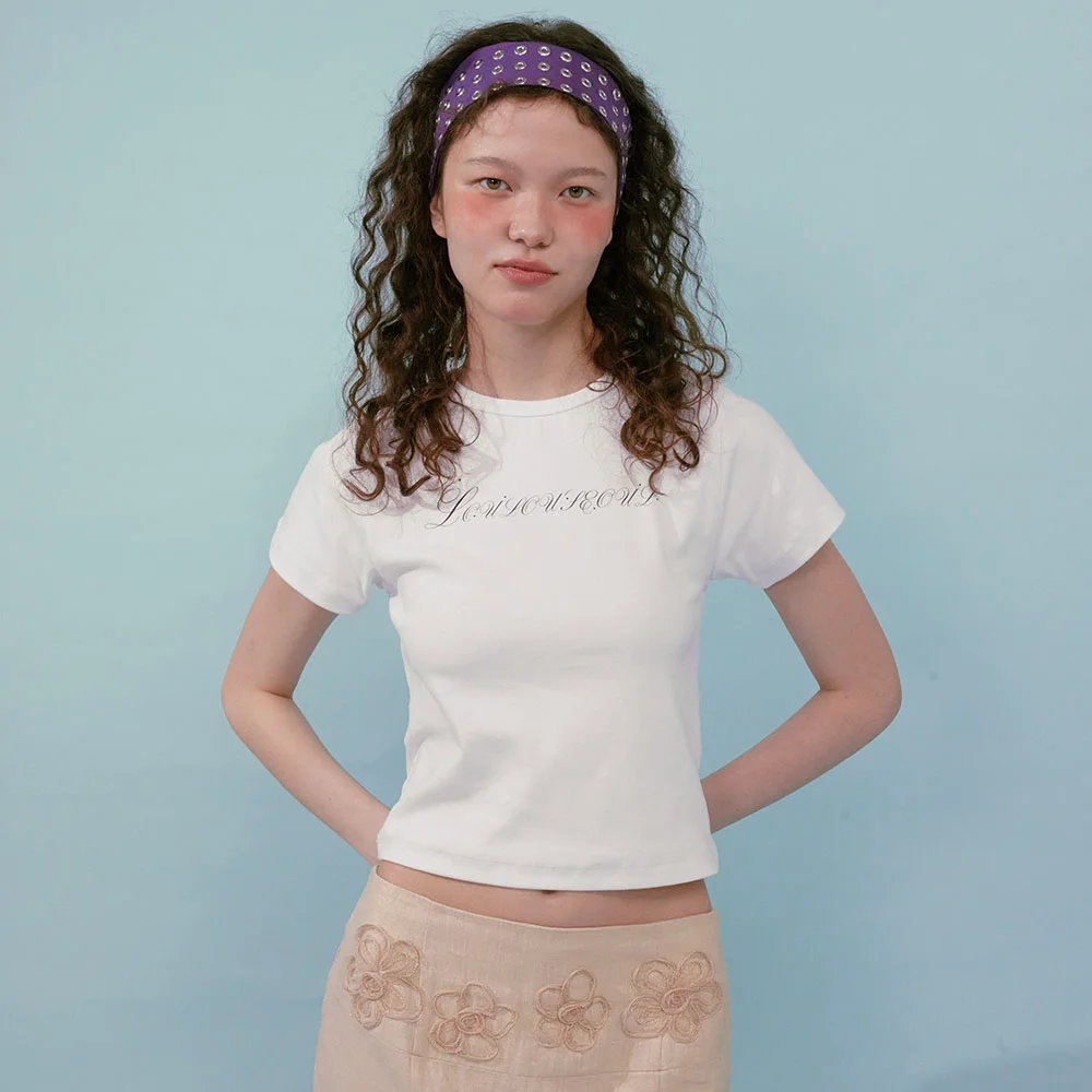 Logo Sparkle T-Shirt (White)