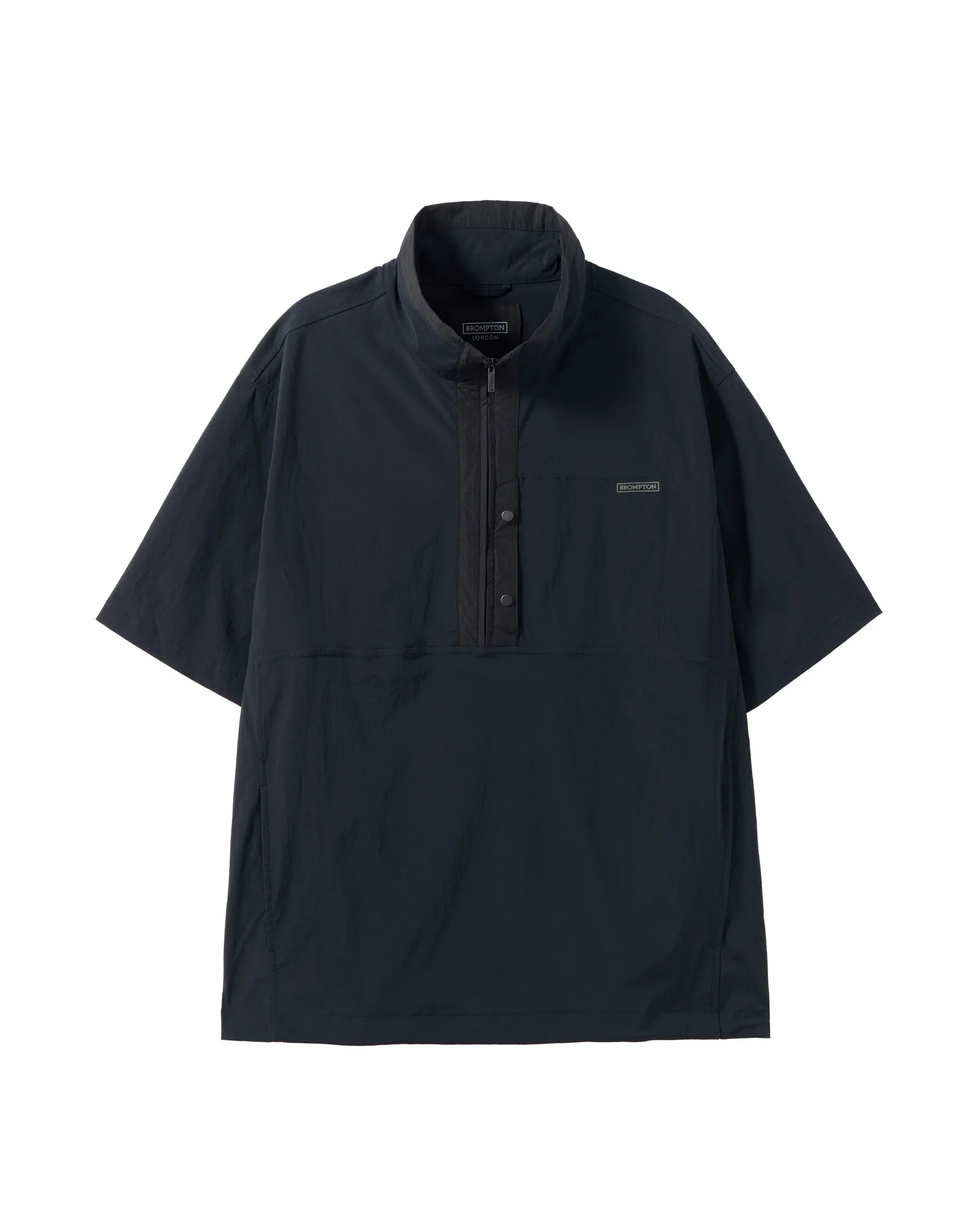 HALF SLEEVE ANORAK - BLACK (P242UAN132)