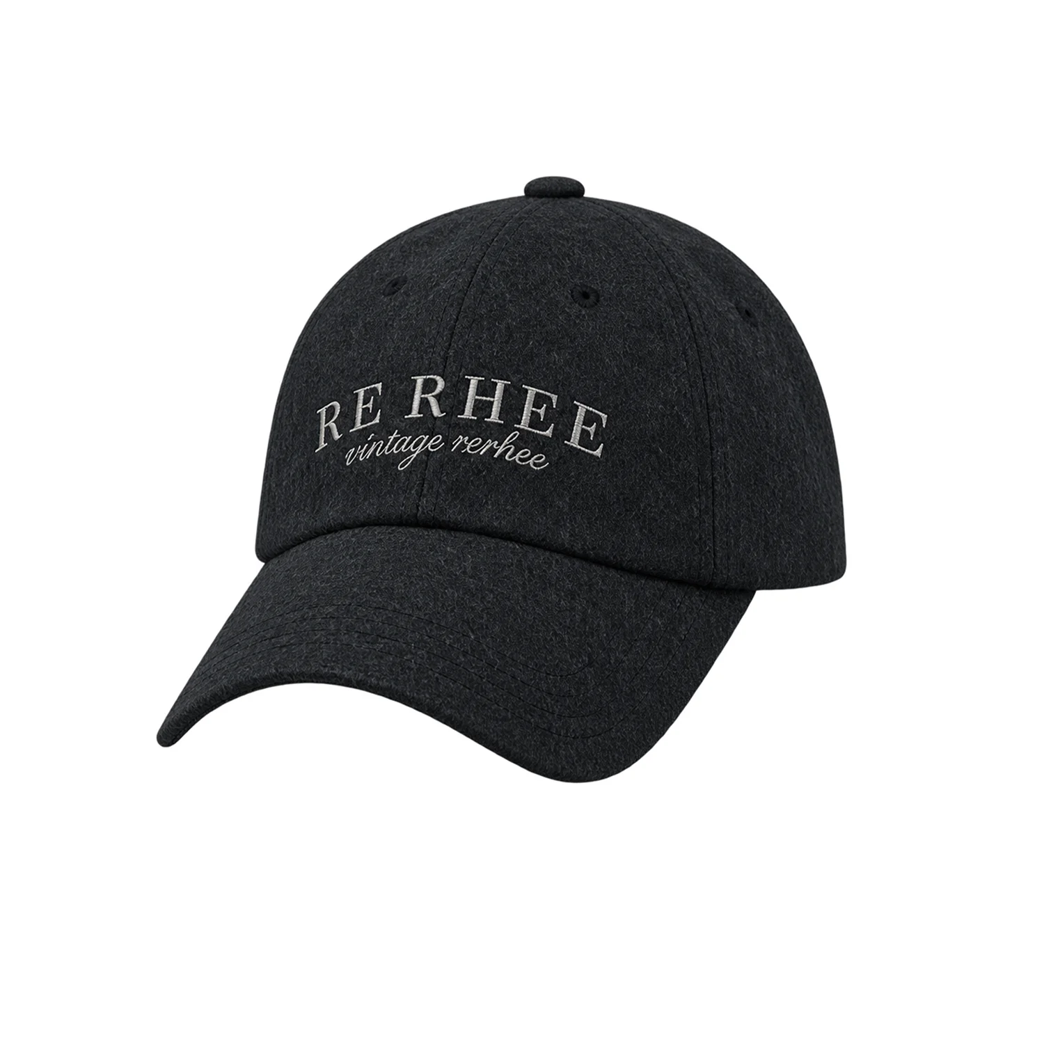 WOOL BALL CAP CHARCOAL