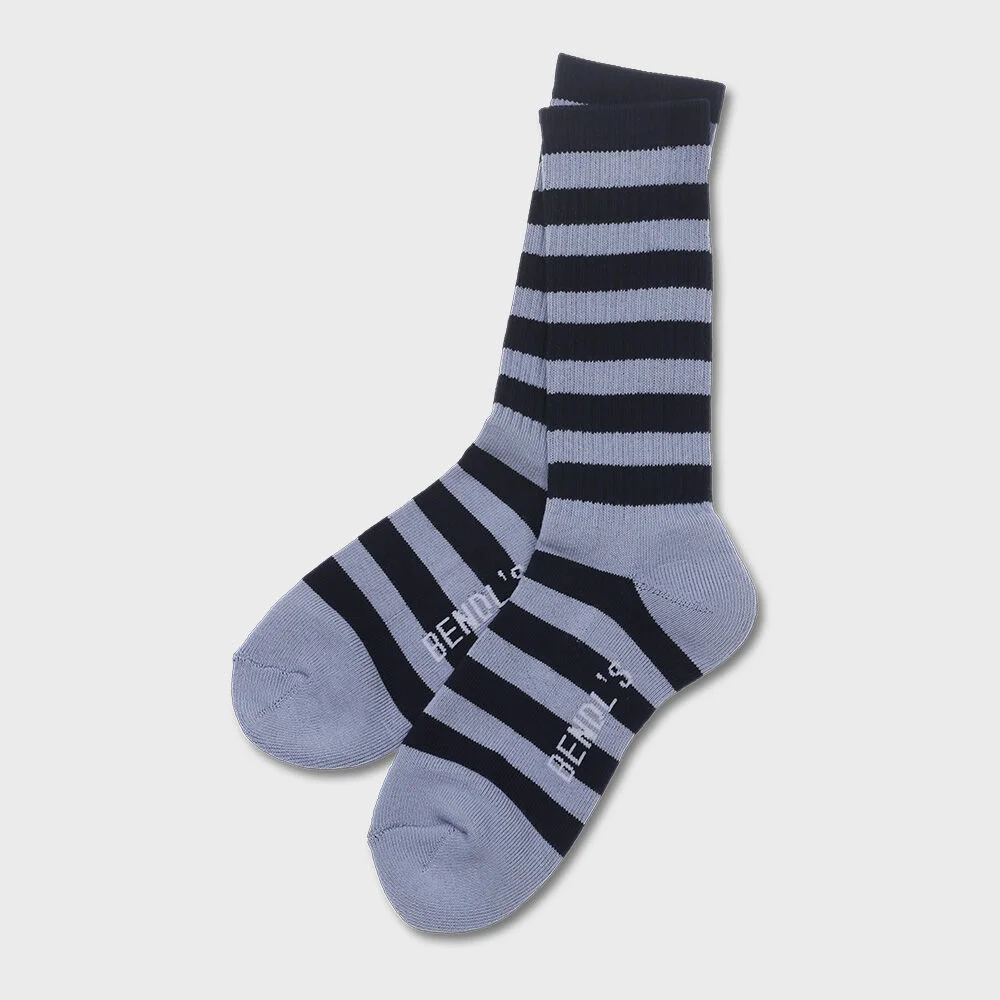 STRIPED SOCKS NO.1 - BLUE -