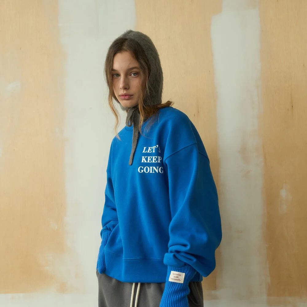 Oursaalty Sweatshirt / Blue