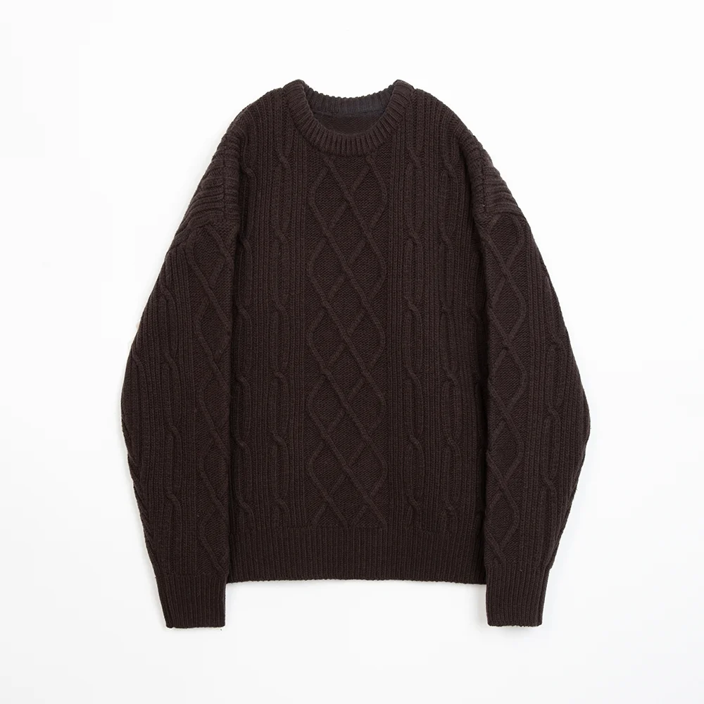 TWIST KNIT BROWN