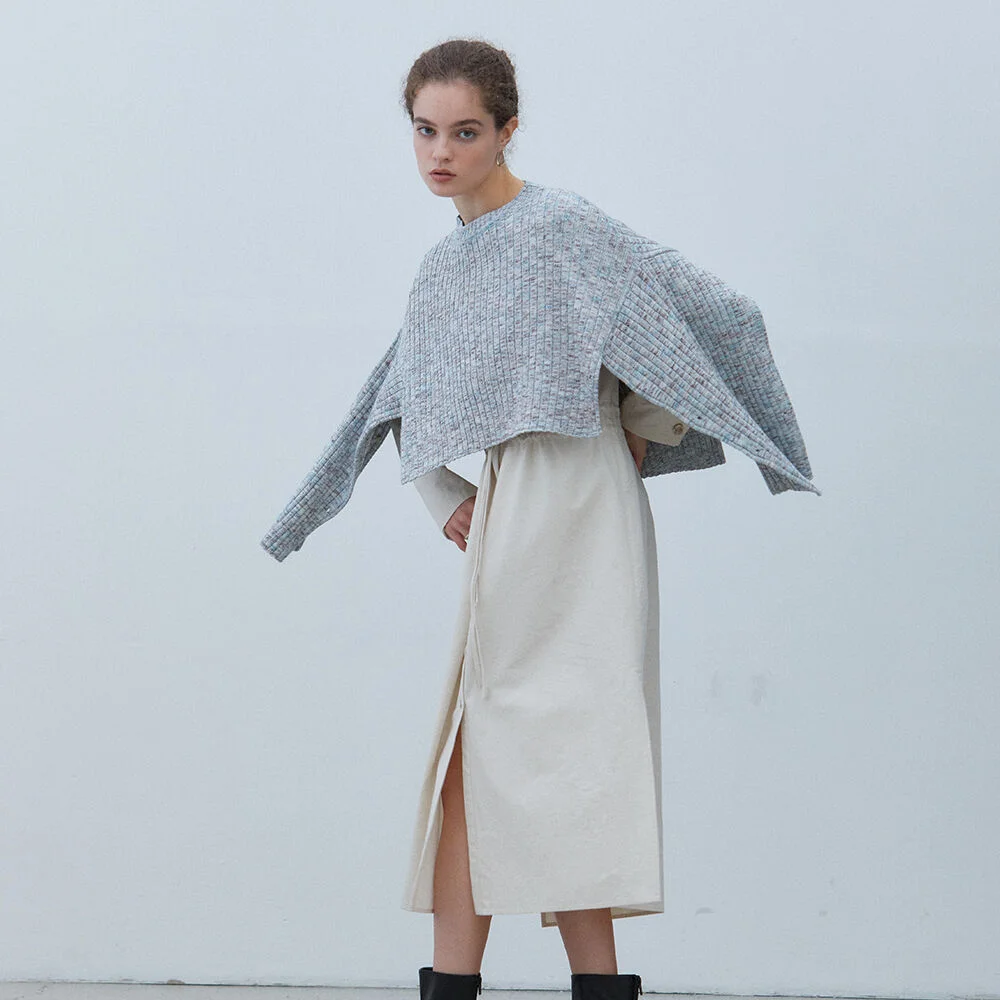 TYCHE_SPACE DYEING KNIT_BLUE