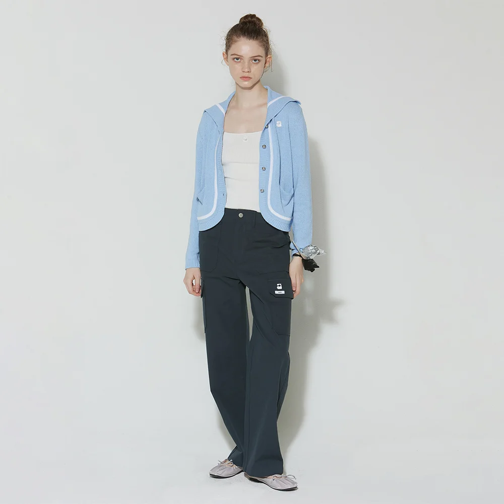 open collar cardigan_sky blue