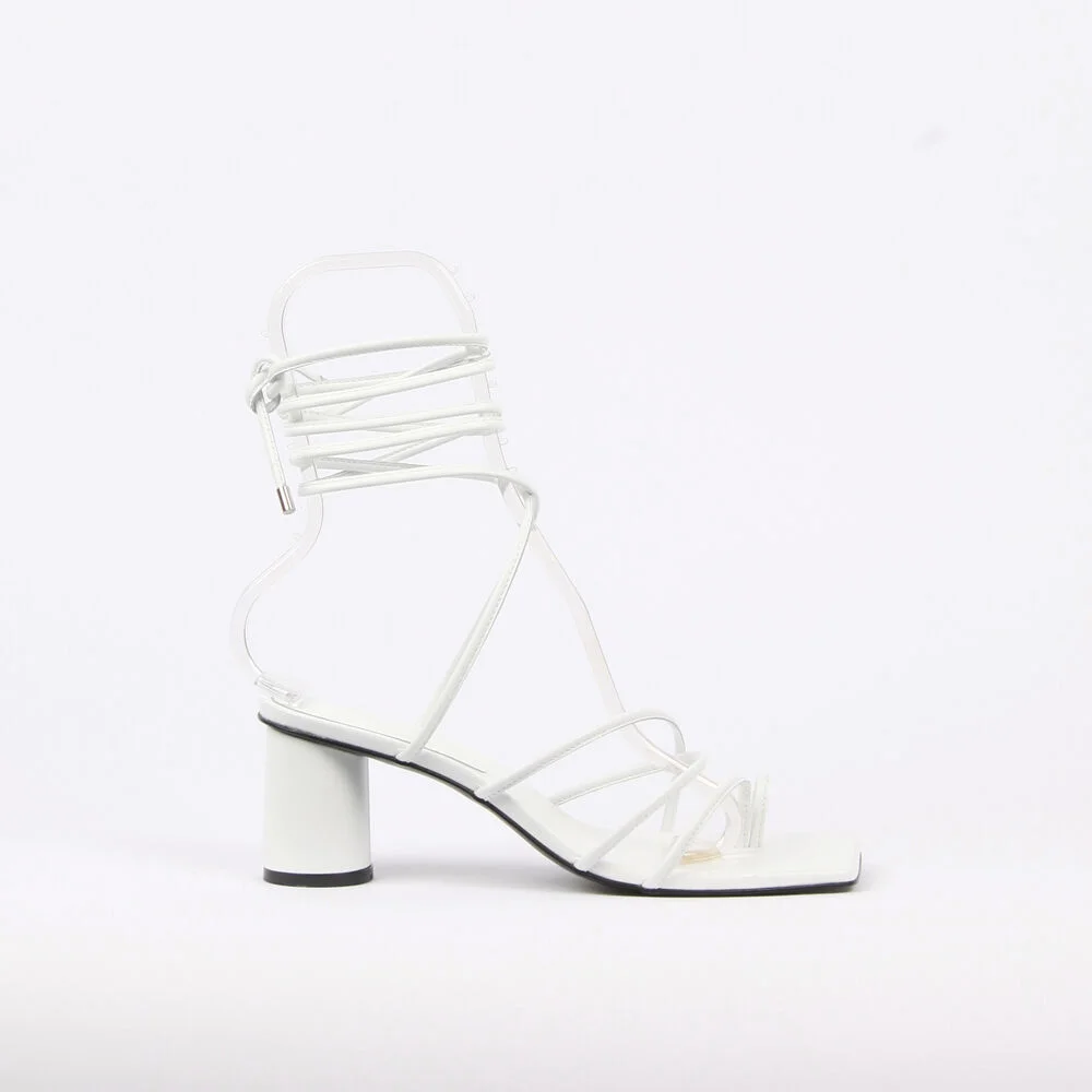 Celina Sandals Leather White