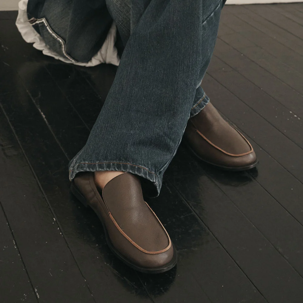 Wandy banding loafer (Brown)