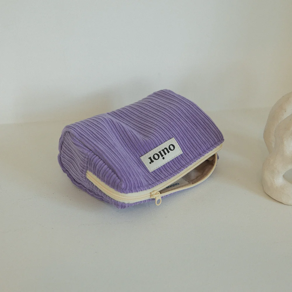 ouior everyday pouch - corduroy iris