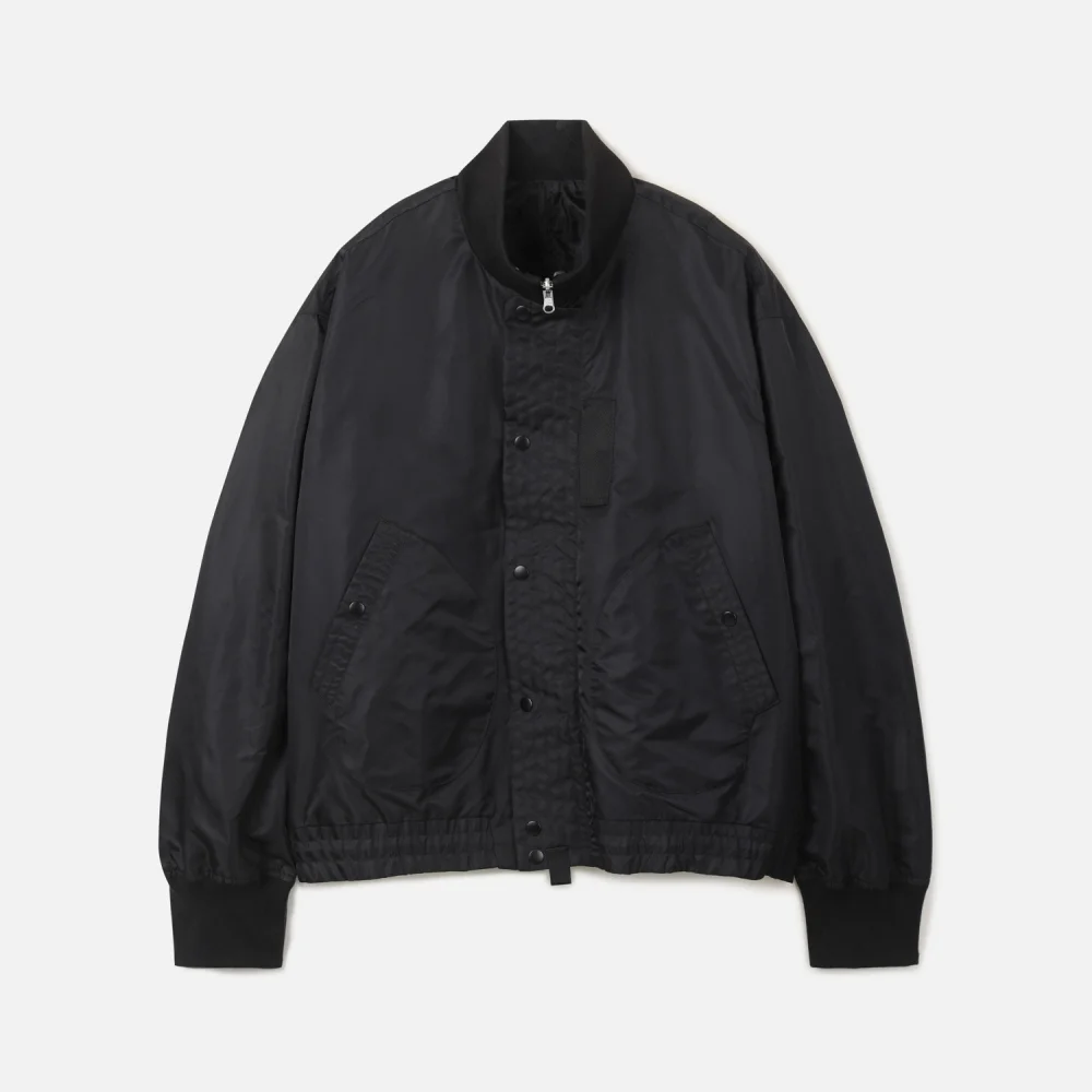 REVERSIBLE FLIGHT JACKET BLACK (247)