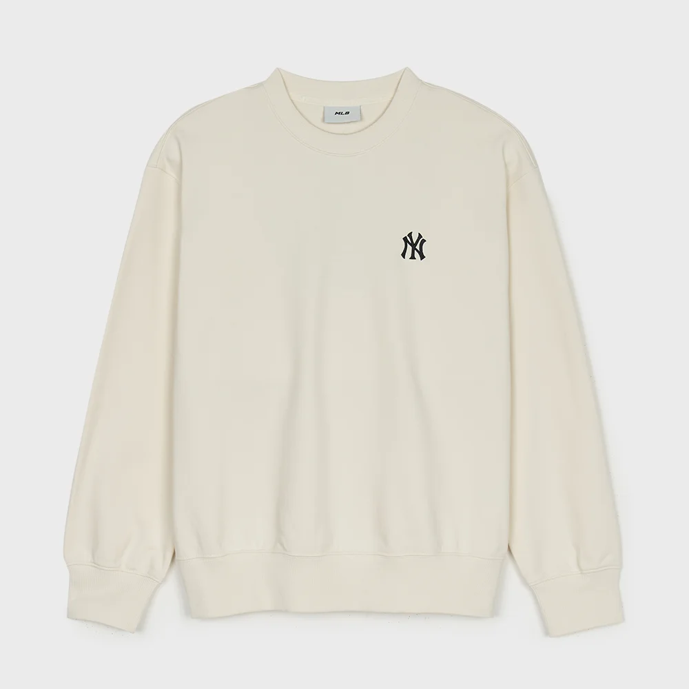 基本款 小標誌 寬鬆版型 衛衣 NY (Cream)