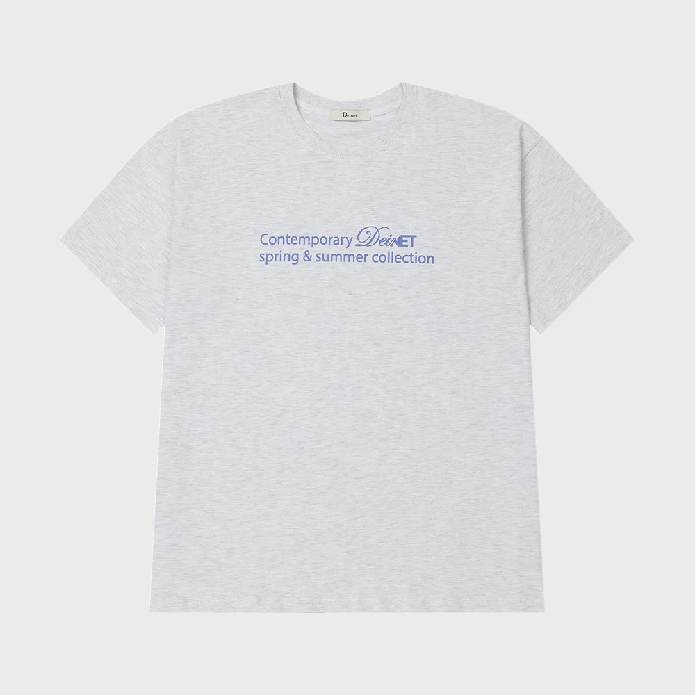 CONTEMPORARY T-SHIRT IN LIGHT GREY
