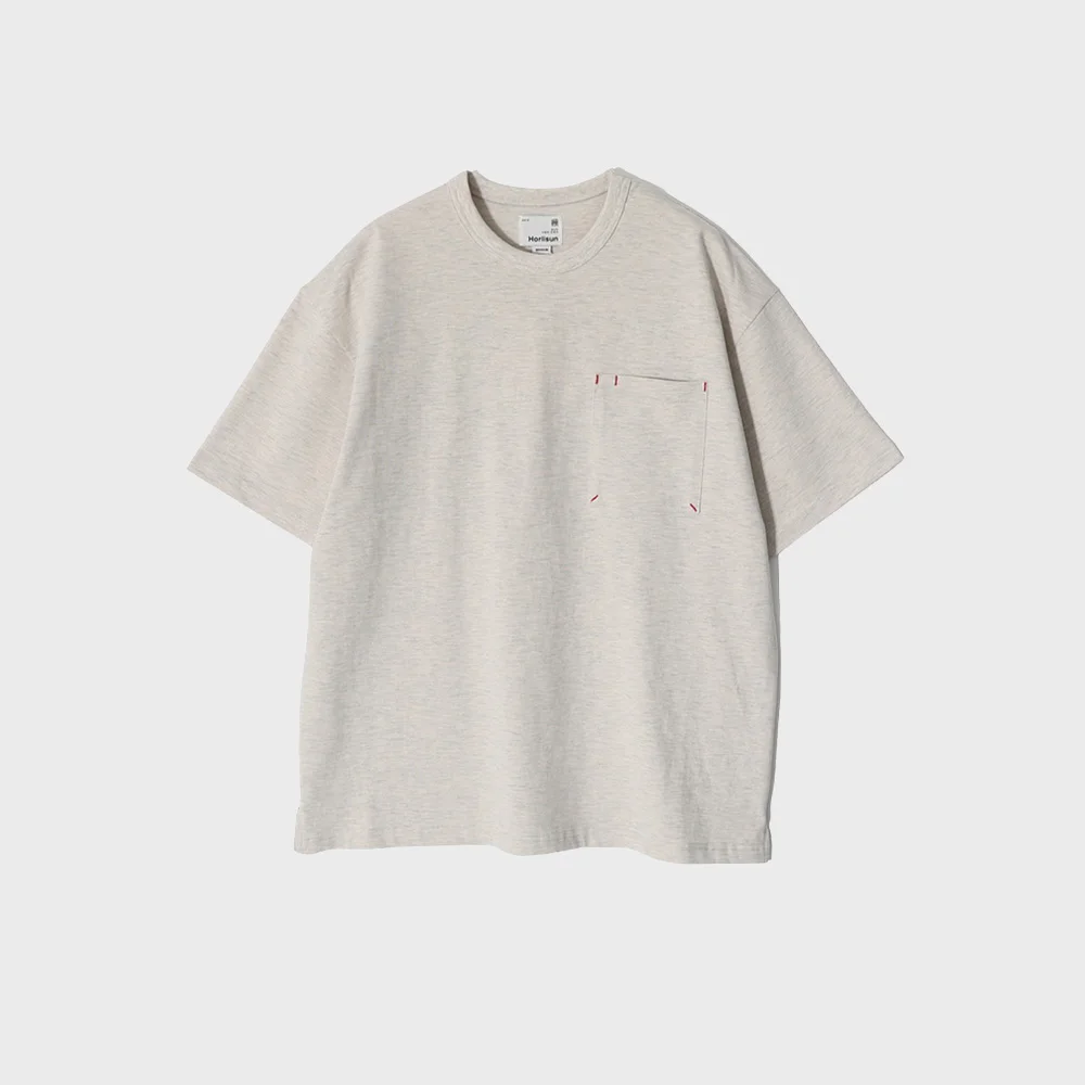 Lawrence Short Sleeve T-shirt Melange Beige