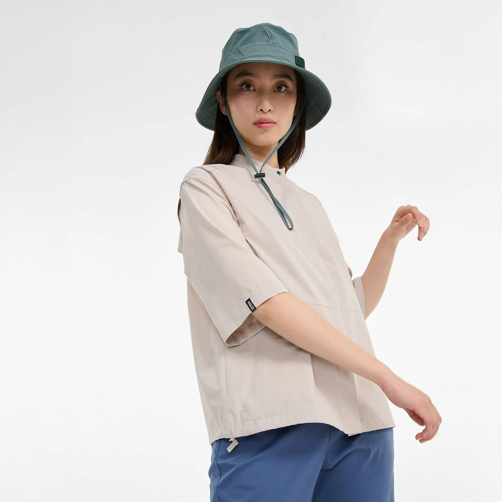 女裝 短 衣袖 機能性 襯衫 AIS25WSHI003BRU