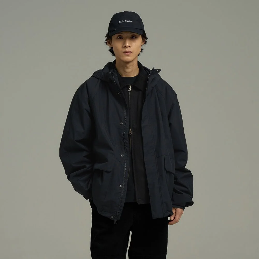 考杜拉 風衣 雨 外套 Black