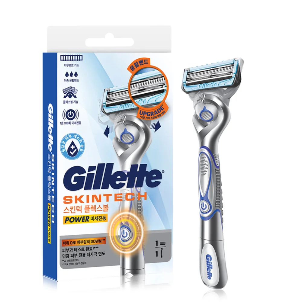 Gillette Skin Tech Power 剃鬚刀 Handle+刀片1入