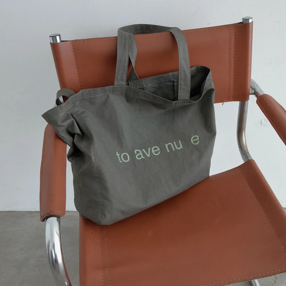 Spaced Logo Eco Bag (Charcoal)