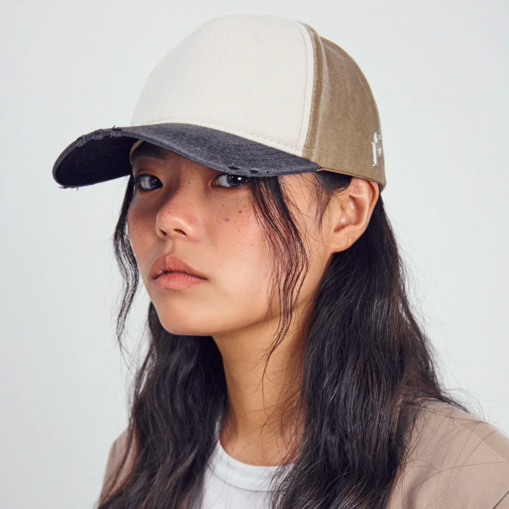 NEVADA KHAKI/CHARCOAL BALL CAP