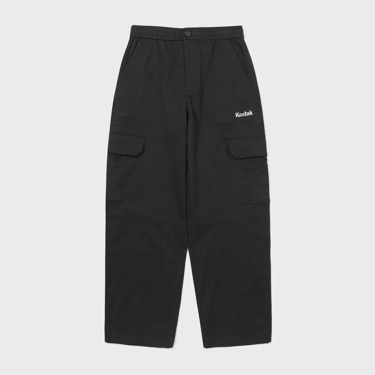 氣球版型 純棉 工裝 褲子 BLACK