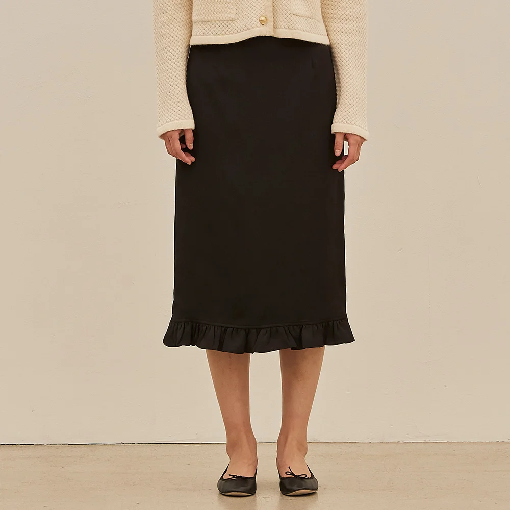 PEONY SATIN SKIRT (2colors)