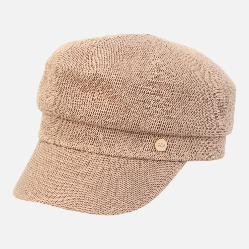 Paper Logo Beige Marine Cap Marine Cap